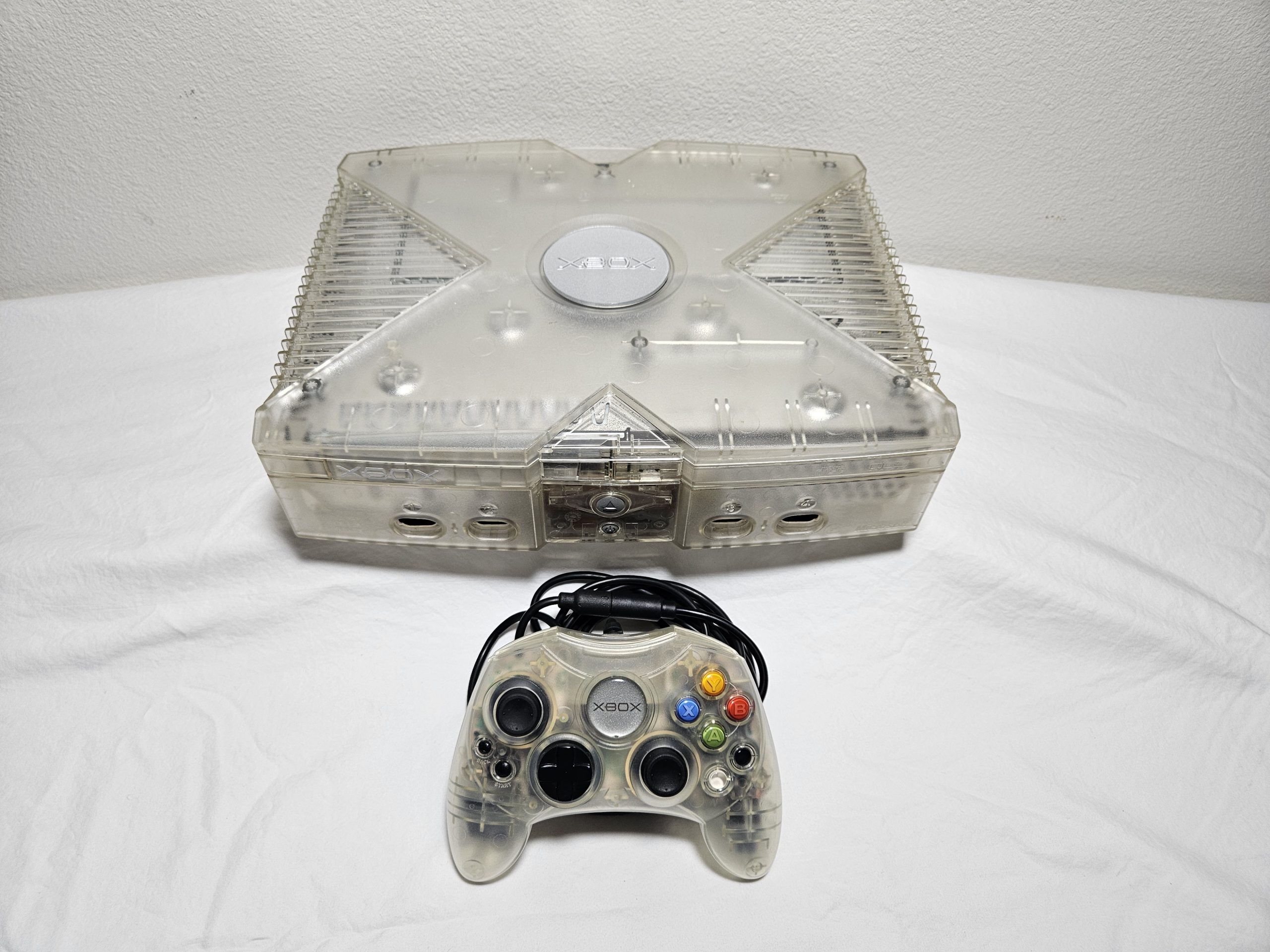 Modded Special Edition Crystal Original Xbox With Loaded 2TB Hard Drive