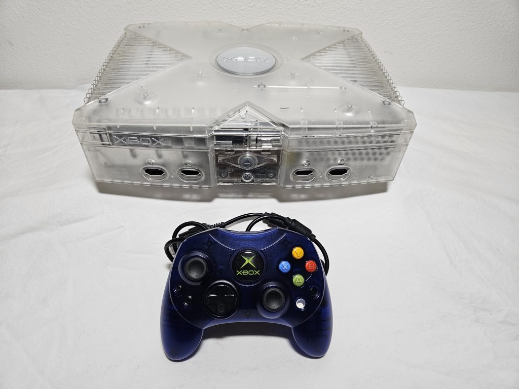 Modded Special Edition Crystal Original Xbox With Loaded 2TB Hard Drive