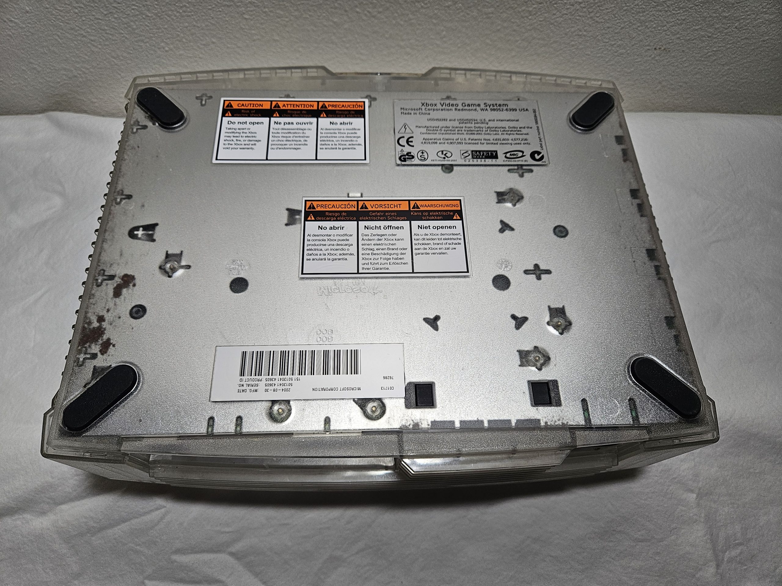 Modded Special Edition Crystal Original Xbox With Loaded 2TB Hard Drive - Image 4