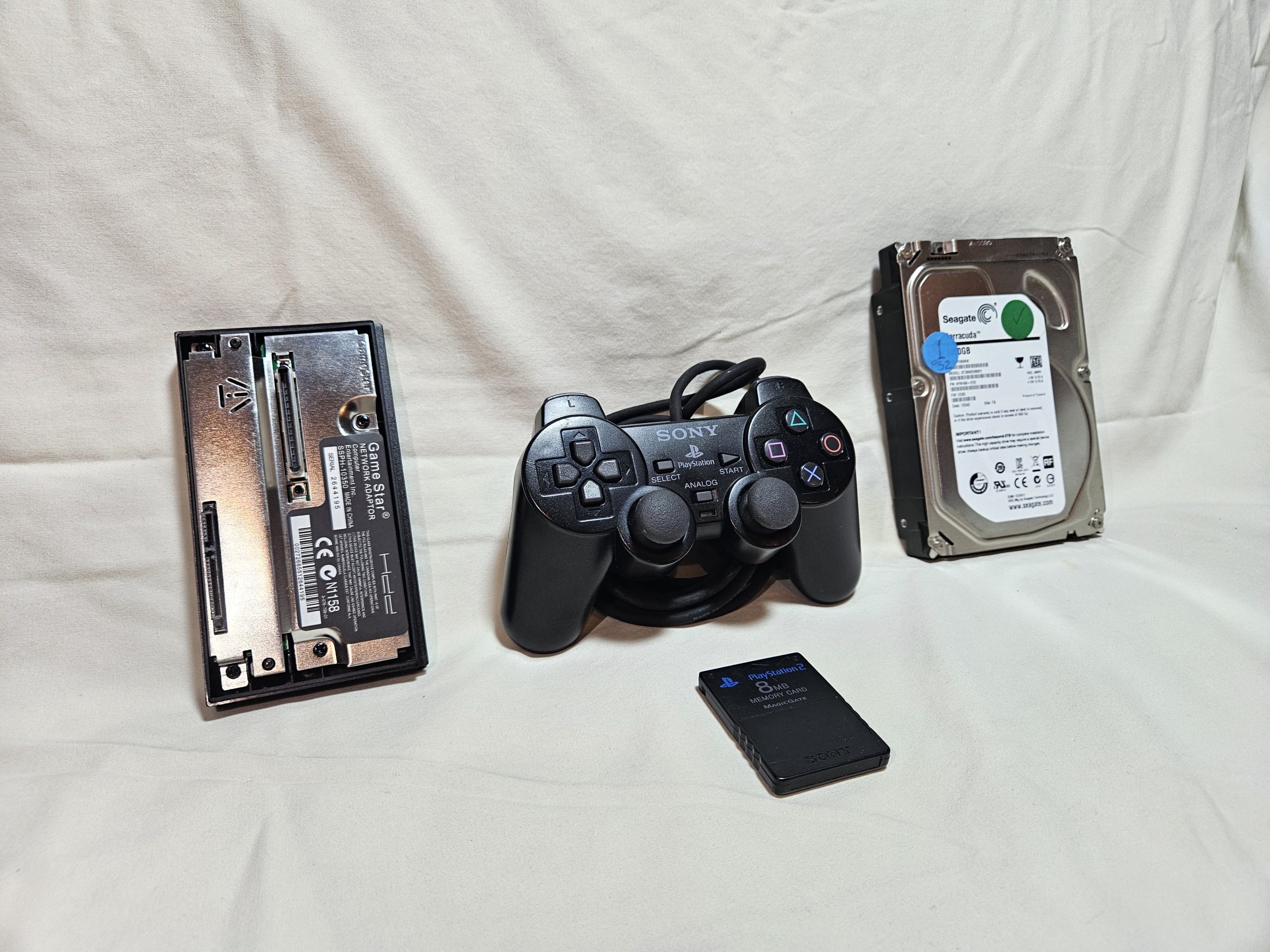 DIY PS2 Mod Bundle With Hard Drive and Adapter
