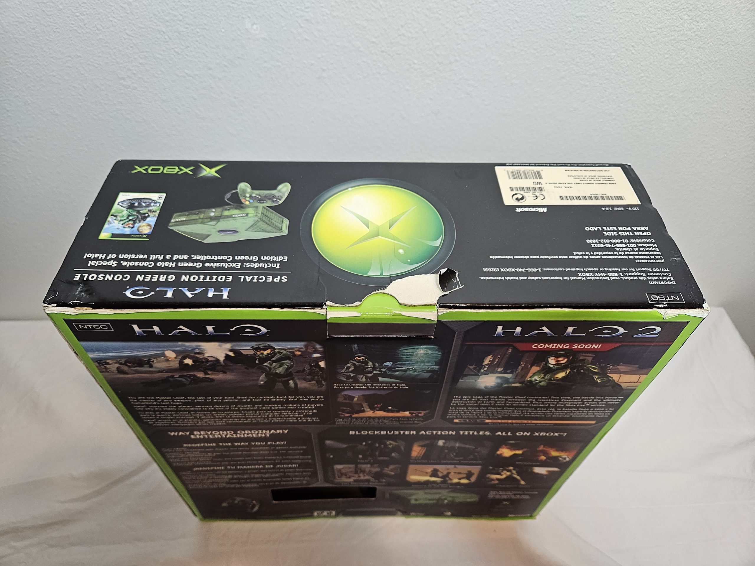 Light Tear on Halo Box