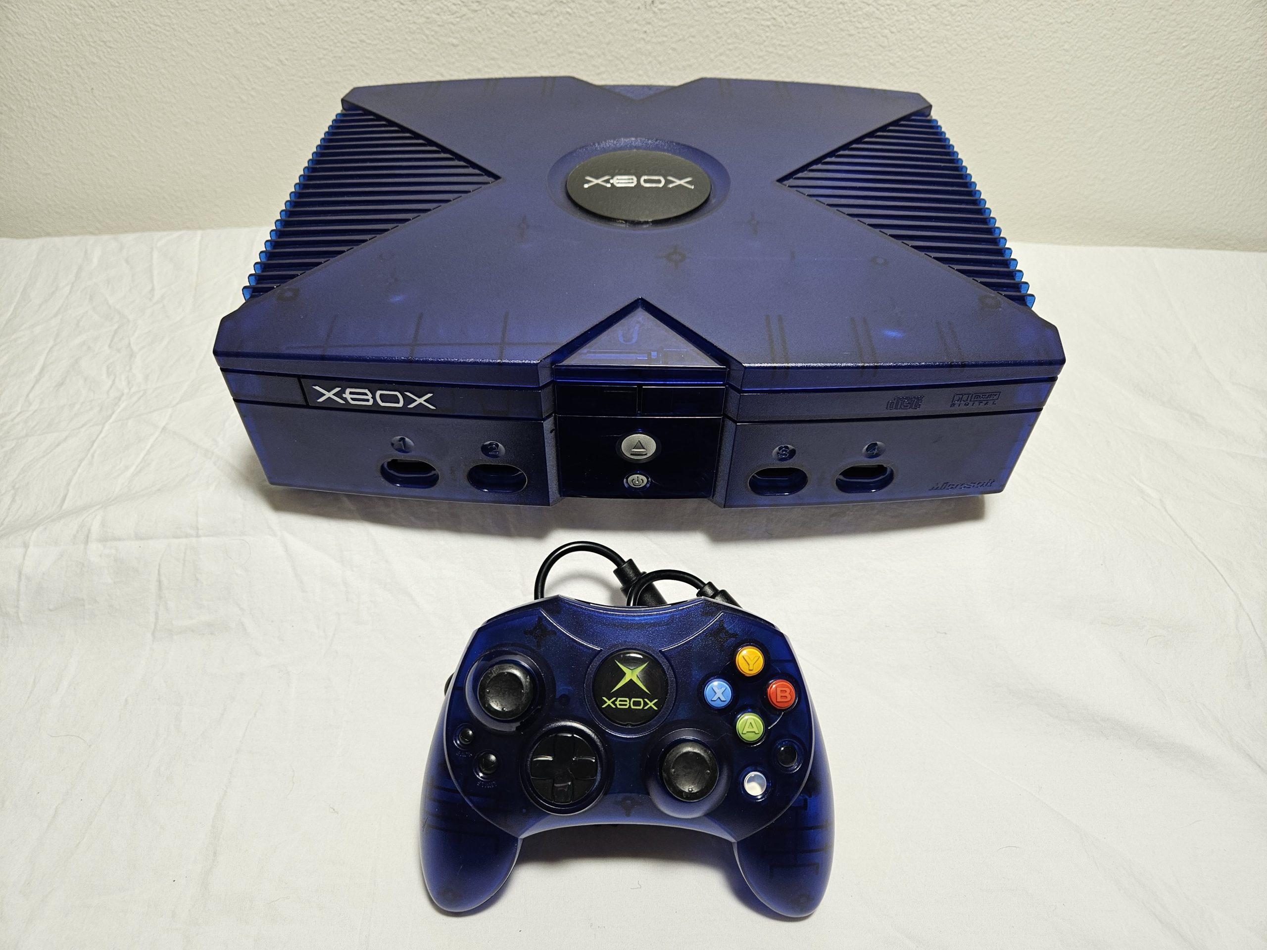 Modded Special Edition Halo 2 Asia Blue Original Xbox With Loaded 2TB Hard Drive