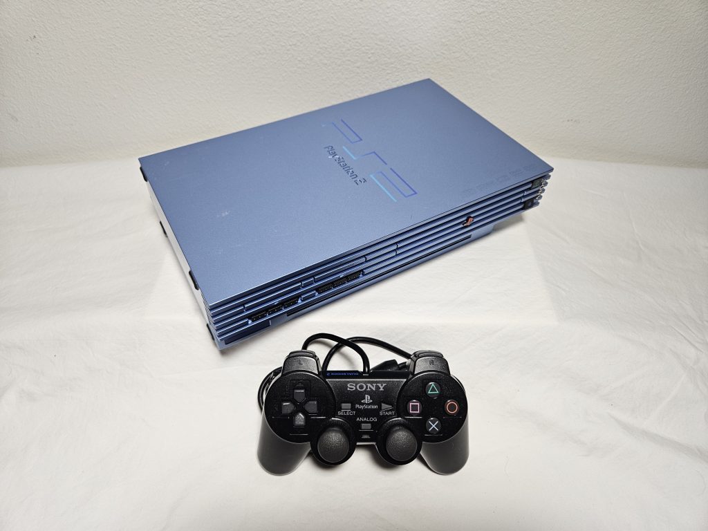 Modded Special Edition Aqua Blue PS2 With Loaded 2TB Hard Drive